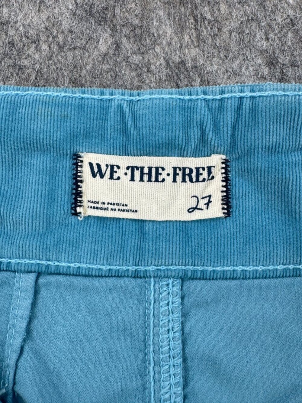 We The Free Jayde Corduroy Flare Pants Blue Size 27 - Picture 5 of 14